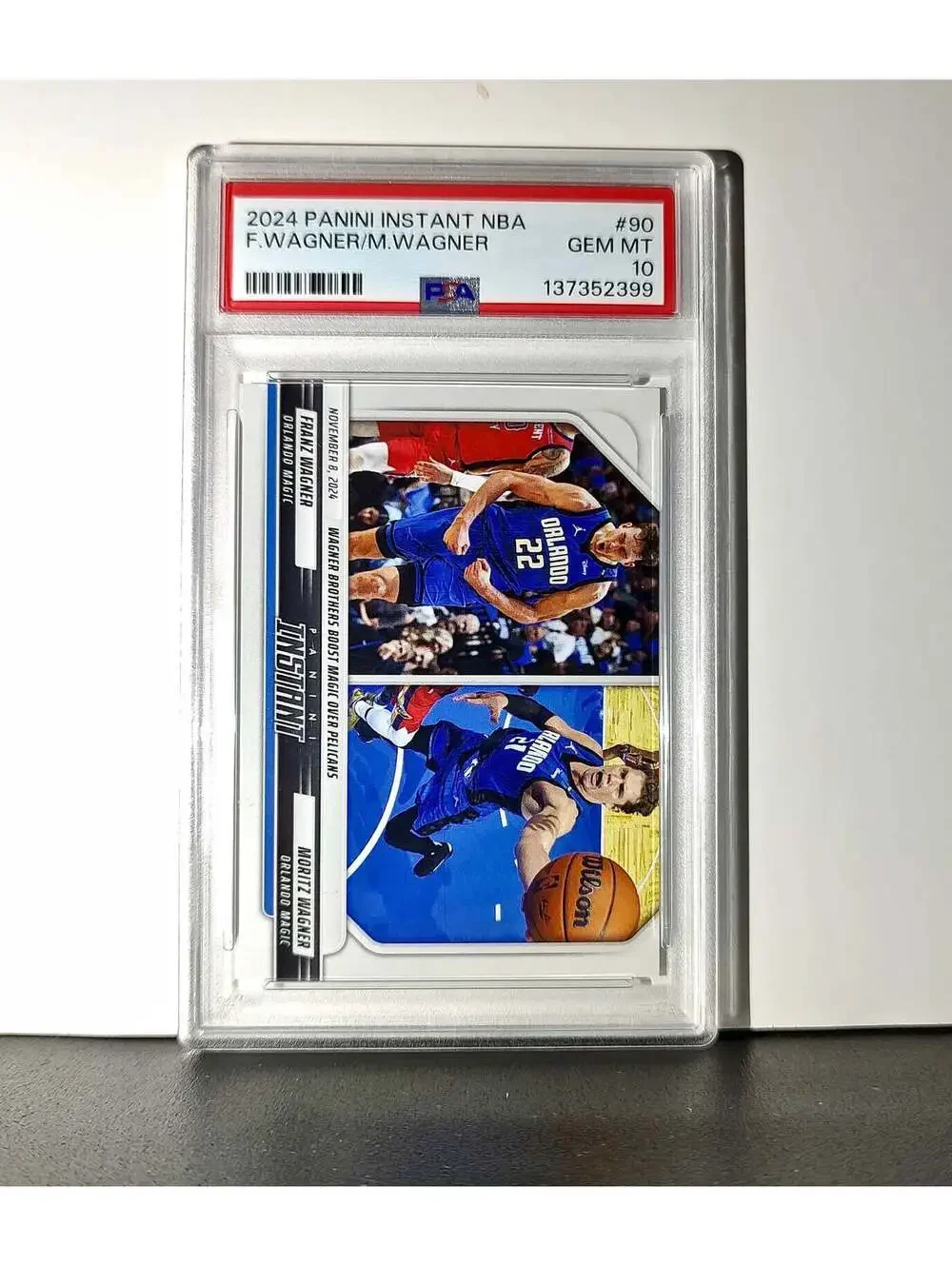 Franz Wagner / Moritz Wagner 2024 Panini NBA #90 Basketball PSA 10 Gem Mint